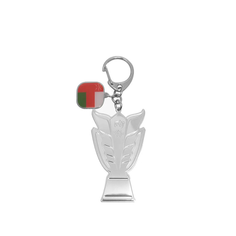 2D Trophy Keychain with Country Flag - Oman - أكسسوار